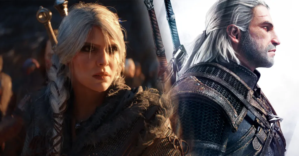 the witcher ciri e geralt - na la7a