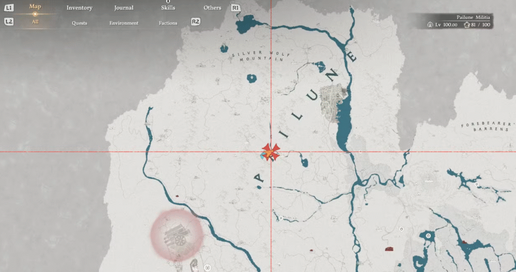 localização cervo branco