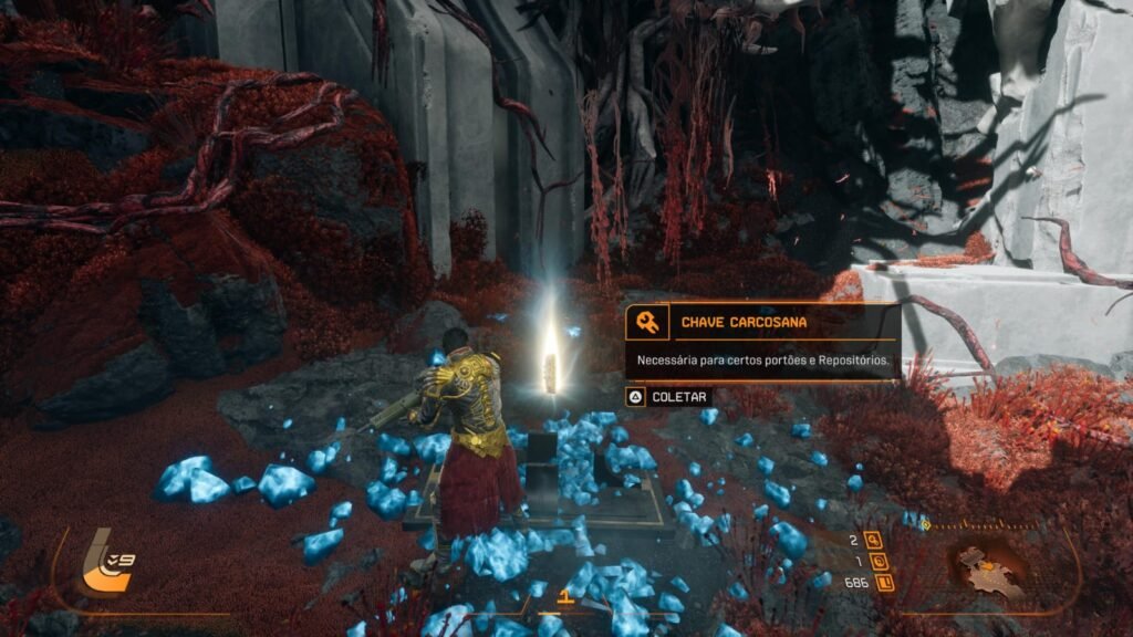 Chave carcosana repositório amarelo Na La7a