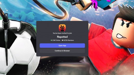 discord futebol proibido
