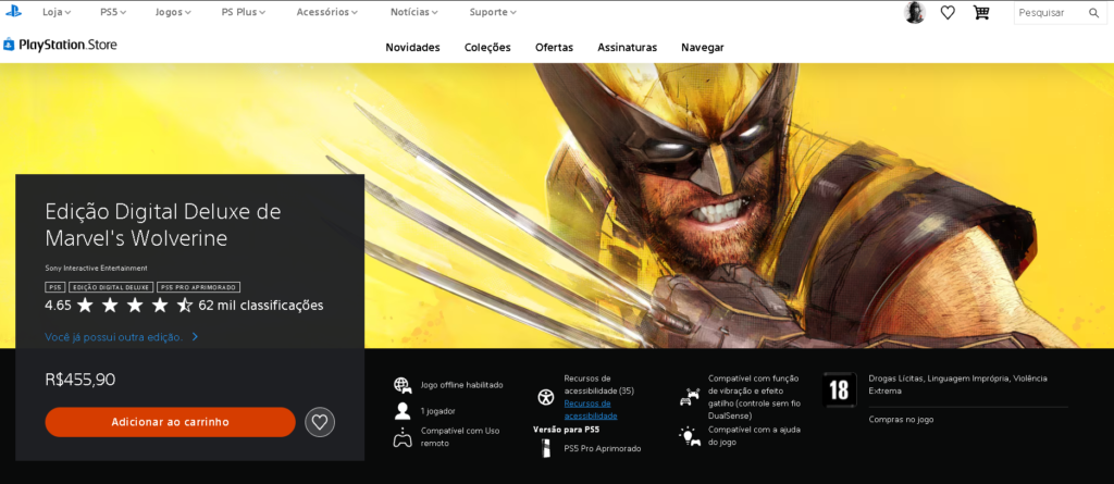 preço wolverine